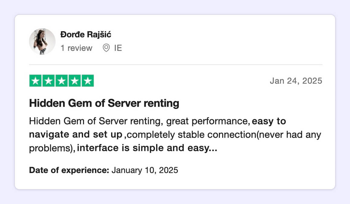 Trustpilot Review